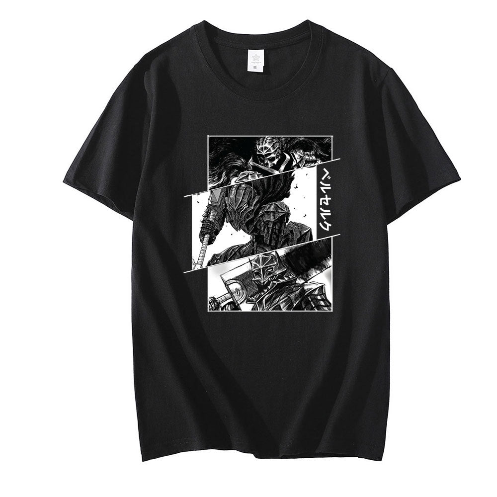 Black Samurai Japanese Anime T-Shirt for LGBTQ