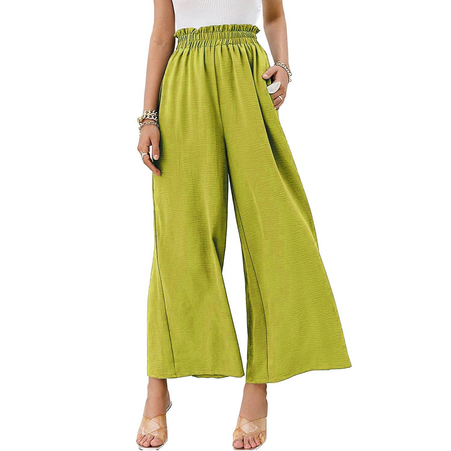 High Waist & Cool Comfy Casual Wide Legged Pants