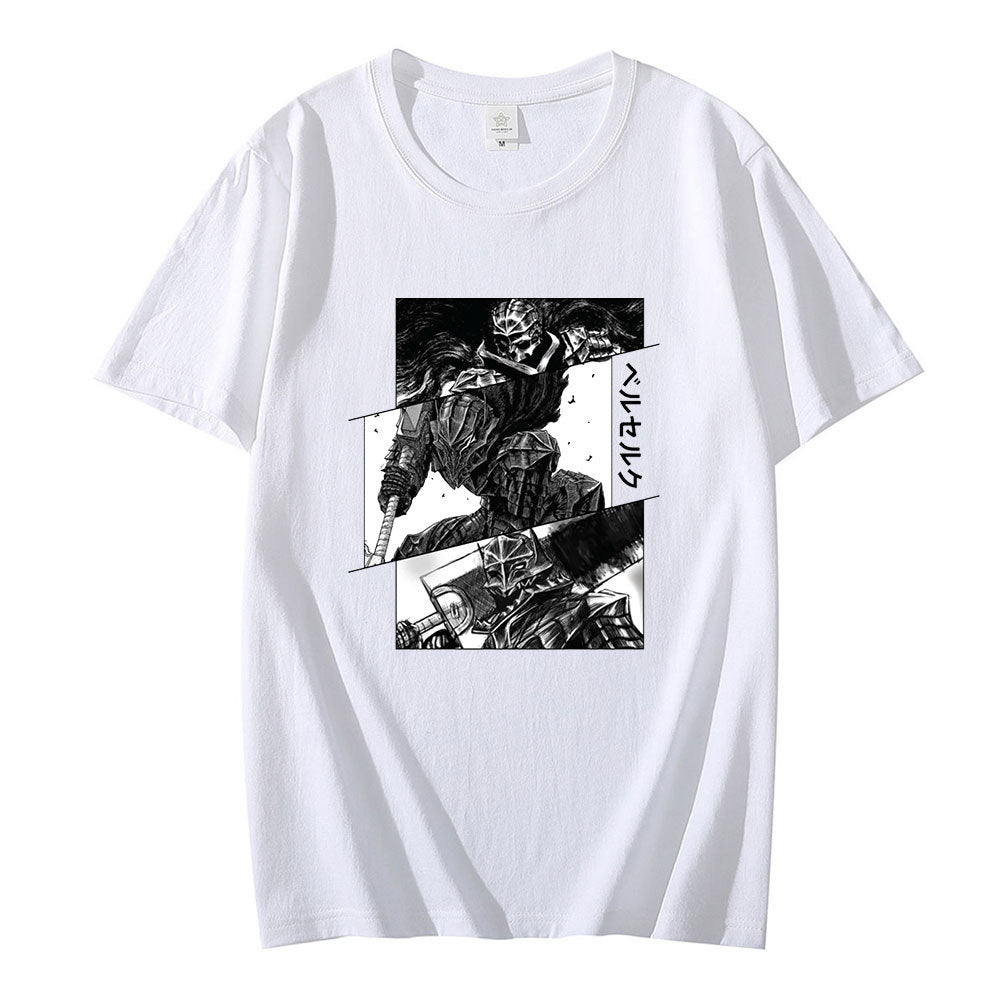 Black Samurai Japanese Anime T-Shirt for LGBTQ