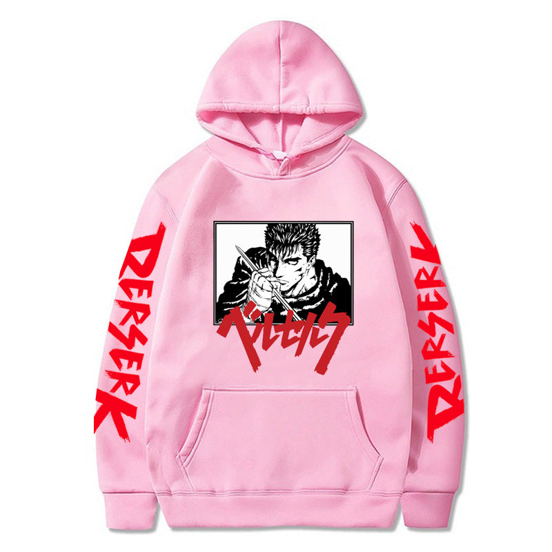 Anime Berserk Sword Wind Legend Hooded Sweatshirt for Unisex