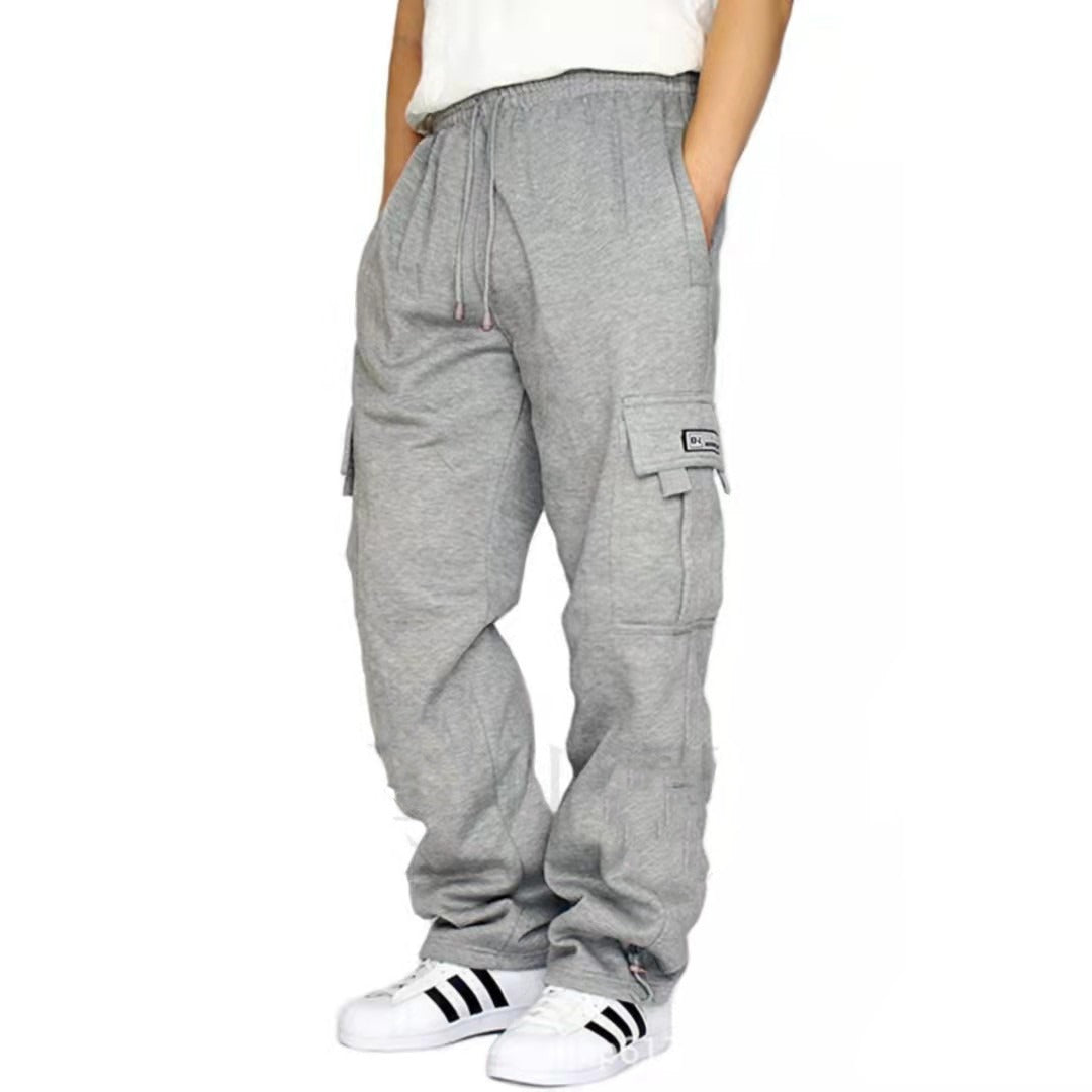 Multi Pocket Men's Loose Overalls Pants for Outdoor Style