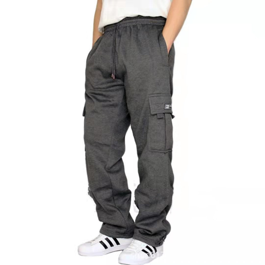 Multi Pocket Men's Loose Overalls Pants for Outdoor Style